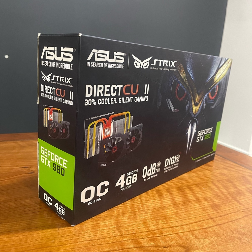 ASUS STRIX GTX 980 (Box only NO GPU!)